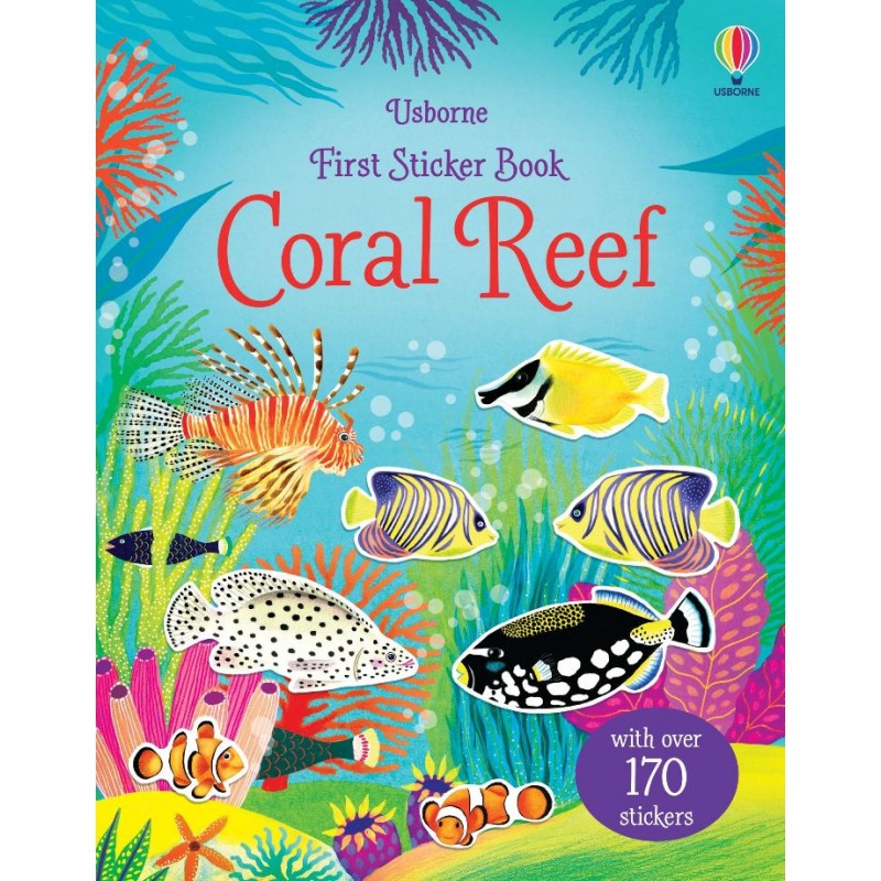 First Sticker Book Coral Reef 3+