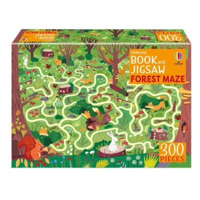 Puzzle e Livro Forest Maze 300 peças