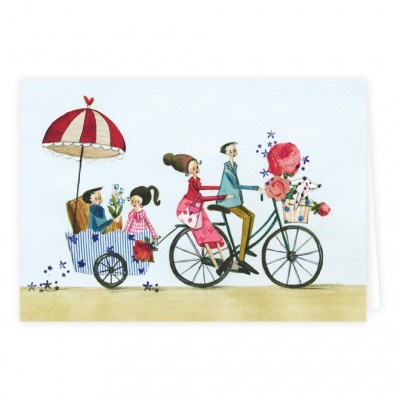 Cartão Bicicleta com Envelope