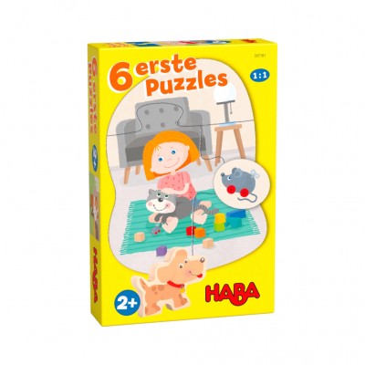 6 Puzzles Animais Domésticos