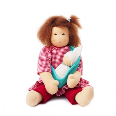 Boneco Mama & Baby 38cm