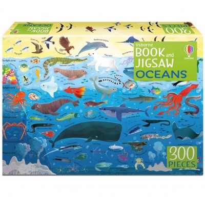 Puzzle e Livro Oceans 300 peças