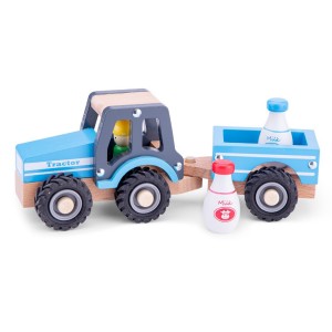 Tractor com Atrelado Azul