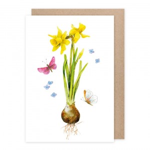 Cartão Narciso com Envelope