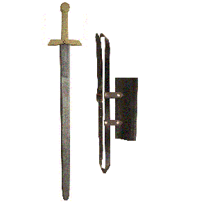 Espada 102cm com Bainha de Costas