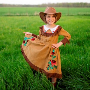 Disfarce Wild West Annie 4-6 anos