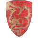 Escudo dragão vermelho